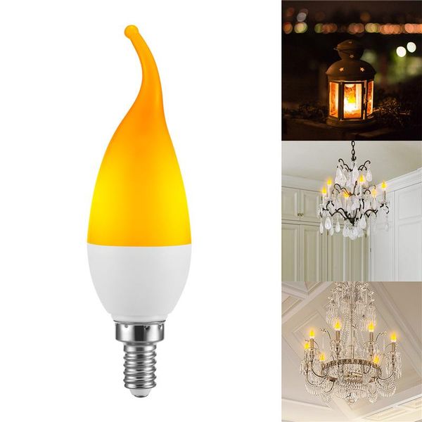 

bulbs creative 3 modes+gravity sensor led flame lights e27 e14 effect fire light candle bulb 5w flickering emulation decor lamp