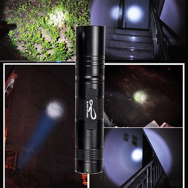 

blackmamba s5 mini q5 led torch lamp 2000lm 5 modes 18650 portable pocket flash light for outdoor camping hiking flashlights torc torches