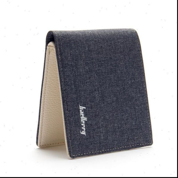 

brand casual short men wallets coin pocket canvas money bag card holder wallet clutch small male purse w079, Red;black
