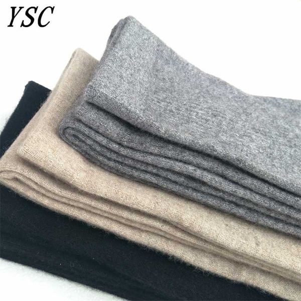 YSC-Stil Damen-Hosen aus Kaschmirwolle, gestrickt, weiche Wärme, lange Unterhosen, Spandex-Leggings, hochwertig, schmale Passform 211204