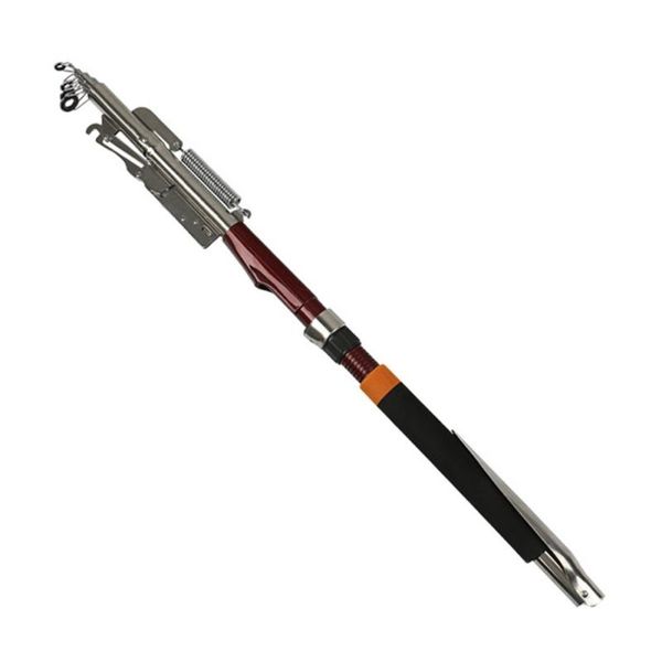 

2.1m 2.4m 2.7m stainless steel automatic fishing rod spinning spring pole tool boat rods