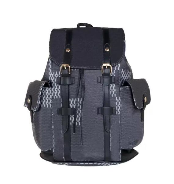 

fashion water ripple red / black school bag new style student backpack for women men backpack schoolbag travel bag