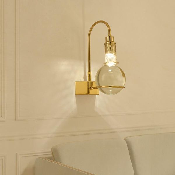 

crystal ball wall lamp nordic light sitting room luxury el corridor study bedroom fashion and personality