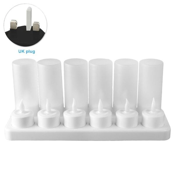 

candles 12pcs decorative flameless candle bar birthday party flickering battery operated led tea lights simulation rechargeable base