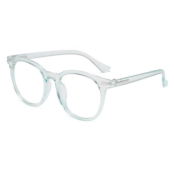 

fashion sunglasses frames vintage glasses women men round clear optical transparent lens spectacle frame anti blue light 2021 reading, Black