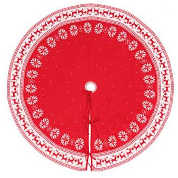 

christmas decorations snow flower elk tree skirt rustic xmas for indoor outdoor