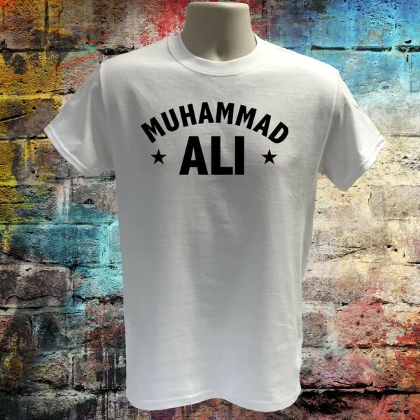 

muhamad t-shirt, graphic tee, boxing tshirt, fighter tshirt, quote tee, White;black