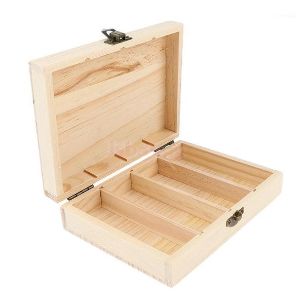 

slots essential oil wooden storage box case organizer display holder bottles & jars