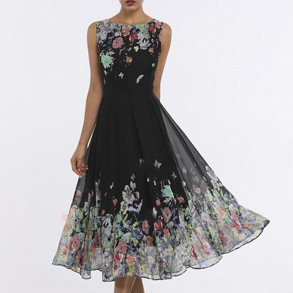 

casual dresses 2021 fashion navy blue dress off shoulder floral print long formal woman party gown, Black;gray