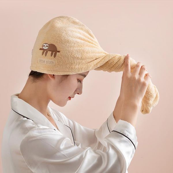 

home and household small things, daily necessities, girls hair dryer hat towel