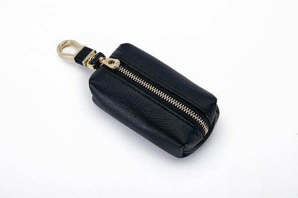 

purse lychee textured cow leather key bag 2021 women's zero wallet fashion zipper, White