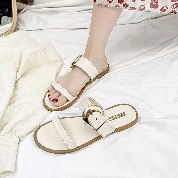 

low slippers soft shoes for girls slipers women rubber flip flops slides fashion comfort lady flat 2021 hawaiian luxury rome sca, Black