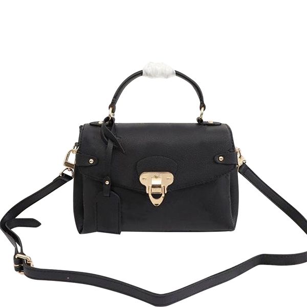 

women metal hasp shoulder bags accessories totes crossbody bag fashion woman solid color embossing leather handbags purse