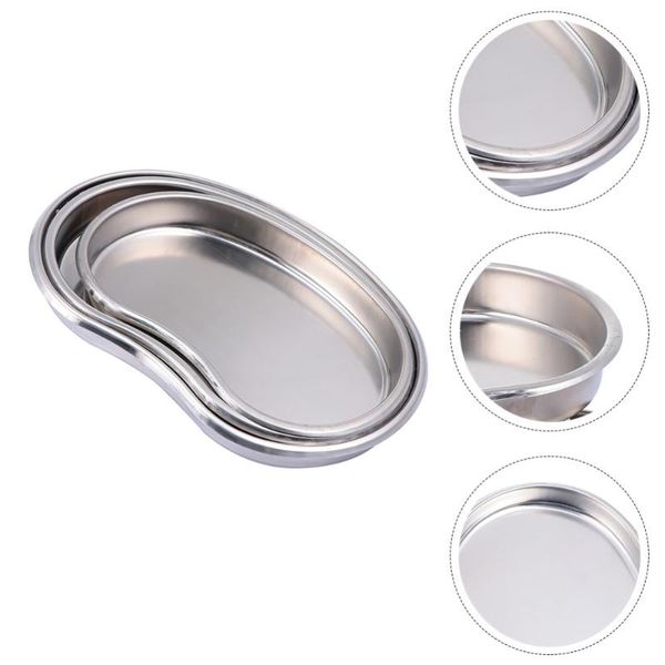 

kitchen storage & organization 6pcs stainless steel kidney trays instrument experiment