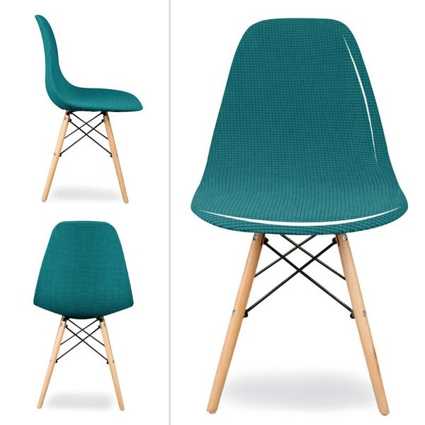

chair covers armless shell cover banquet home el slipcover seat for washable removable 1/4/6/8pcs