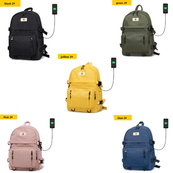 

fashion street 2021 leisure bag korean neutral schoolbag travel backpack