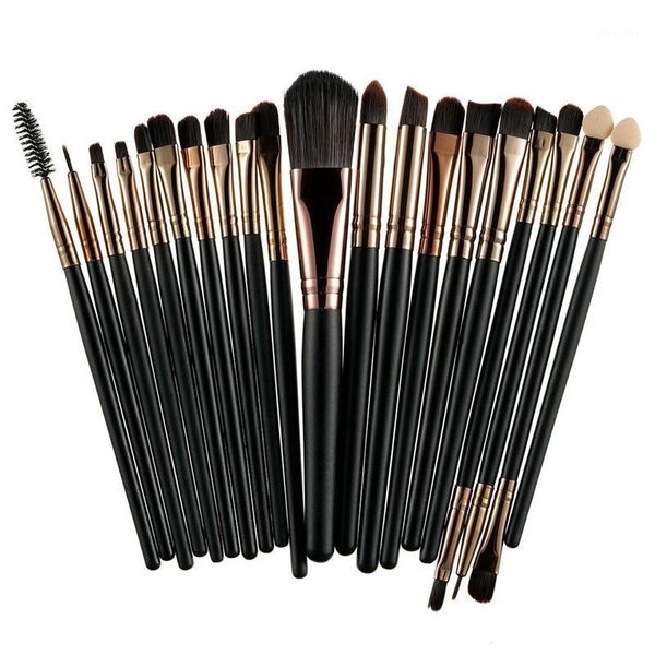 

makeup brushes 20pcs professional set powder foundation eyeshadow make up cosmetics soft synthetic hair1