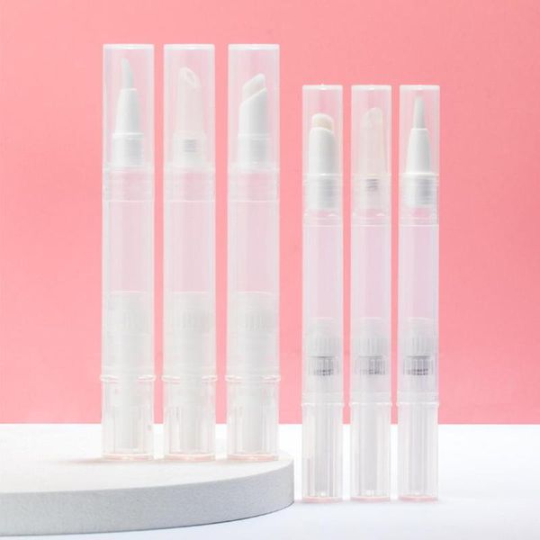 

storage bottles & jars liquid foundation dispensing refill pen rotating vacuum travel nail up bottle cosmetic gloss lip polish empty tool g9