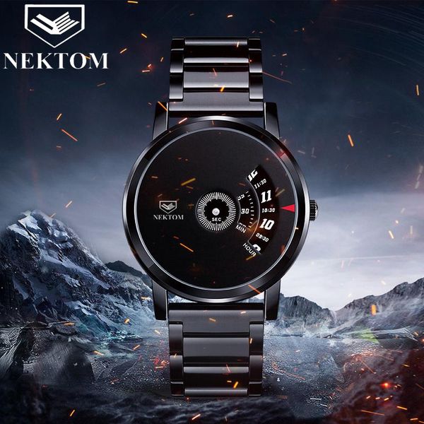 

sport mens watches full steel quartz clock waterproof big dial watch men's fashion wristwatches, Slivery;brown