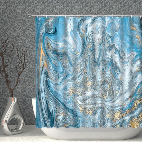 

shower curtains irregular marble stripes and abstract line patterns waterproof polyester fabric bathroom for home decor