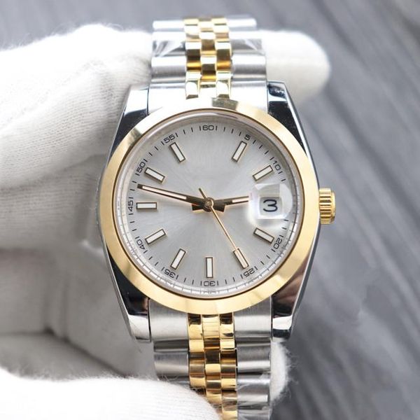 

wristwatches stainless steel sapphire watch women lady automatic mechanical diamond silver rose gold blue shell 36mm, Slivery;brown