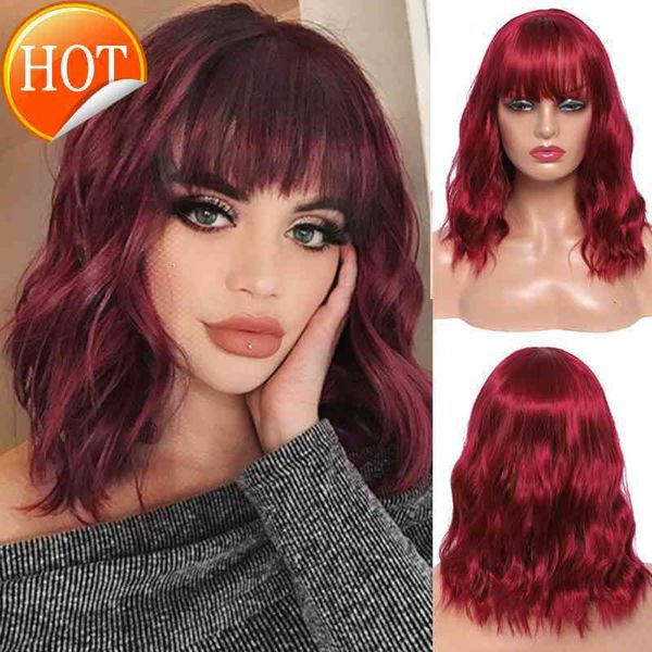 

wig female bobo wig cap, Black