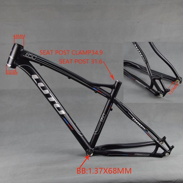 

bike frames lutu 27.5inch aluminum alloy mtb frame 26er mountain bicycle