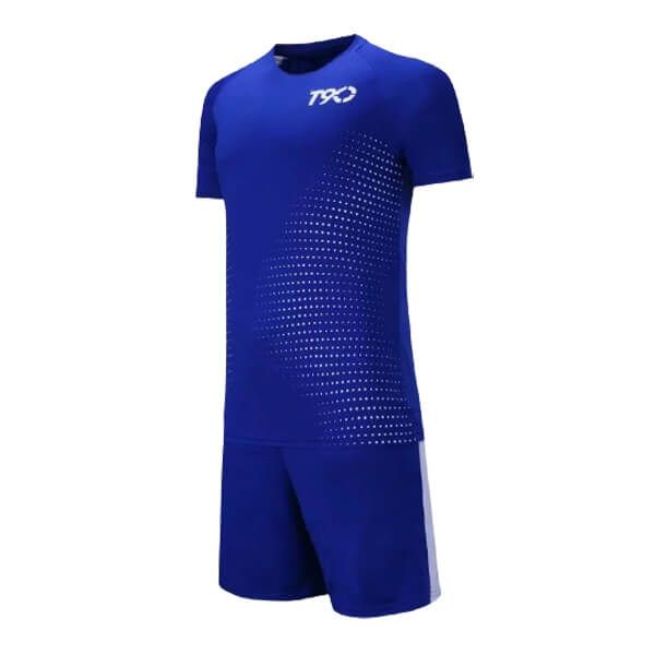 

men's soccer jerseys shorts custom design customize logo diy name number sponsor for team football kits adult's blue sports traini
