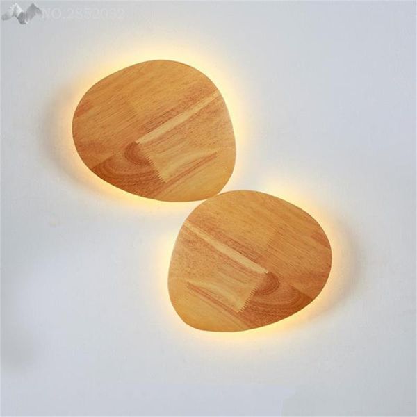 

wall lamp modern nordic creative led lamps wood light wooden for living room bedroom bedside kitchen home lighting fixtures