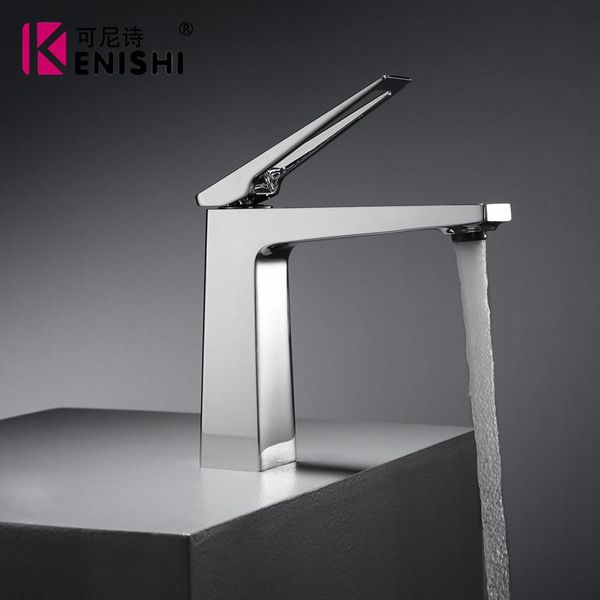 

matte zwarte wastafel kraan badrandcombinaties eengreeps badkamer waterval messing warm koud water bathroom sink faucets