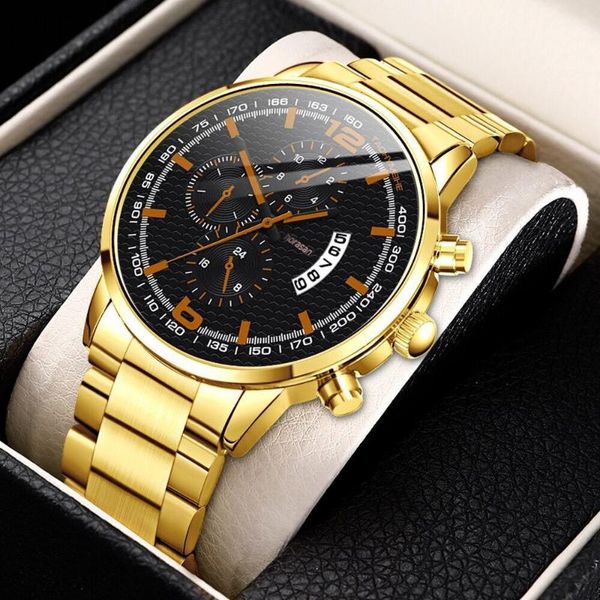 

wristwatches brand watch luxury business clock quartz stainless steel belt 41mm dial date calendar men's watches gift mens 2021, Slivery;brown