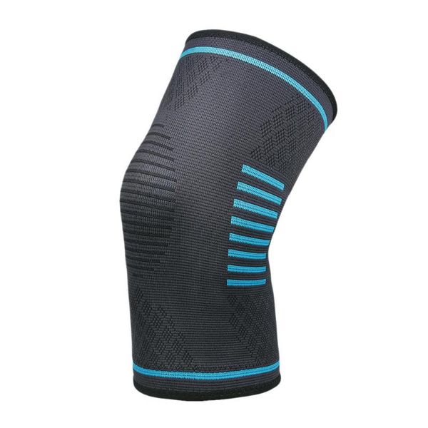 

1x knee brace support sports sleeve pad compression run basketball elbow & pads, Black;gray