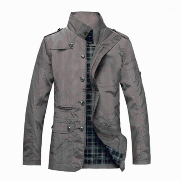 

men's jackets clothing fashion casual wear korean comfort windbreaker autumn overcoat necessary spring men coat m-3xl, Black;brown