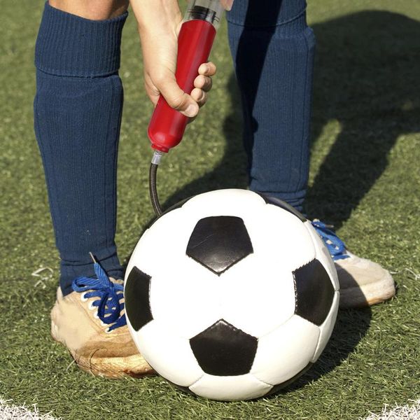 

bike pumps small volleyball hand hose holder basketball portable needles ball pump multifunctional inflator football soccer accessories