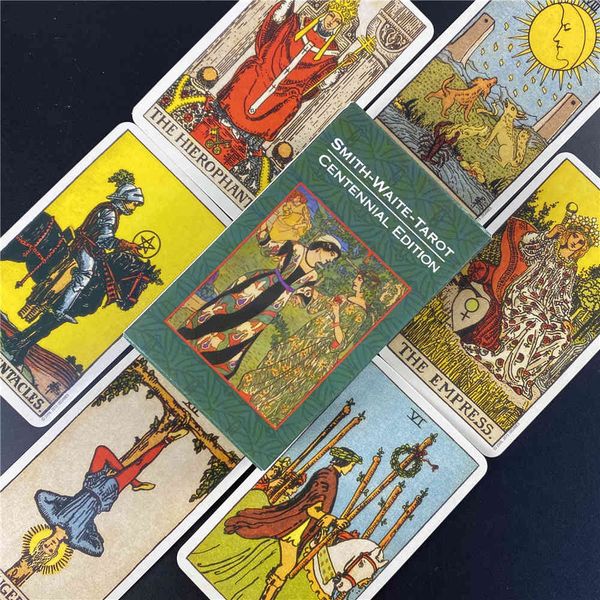 

full english radiant rider wait tarot cards factory made smith deck board game witch love zv7n