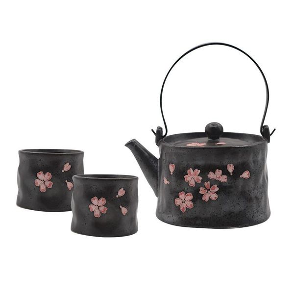 

storage bottles & jars japanese teapot ceramic tea cup, tea, household set, hand-painted european luxurious office coffee cup