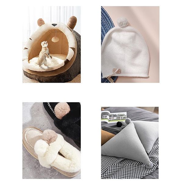 

cat accessories pet nest 5cm imitation hair tease toy belt toys