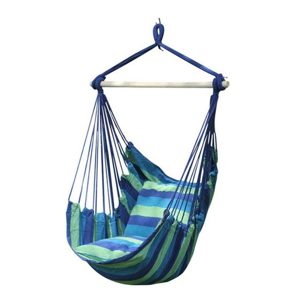 

hammocks swing chair indoor furniture camping hammock with pillow tent single-person nordic 80cm wooden stick