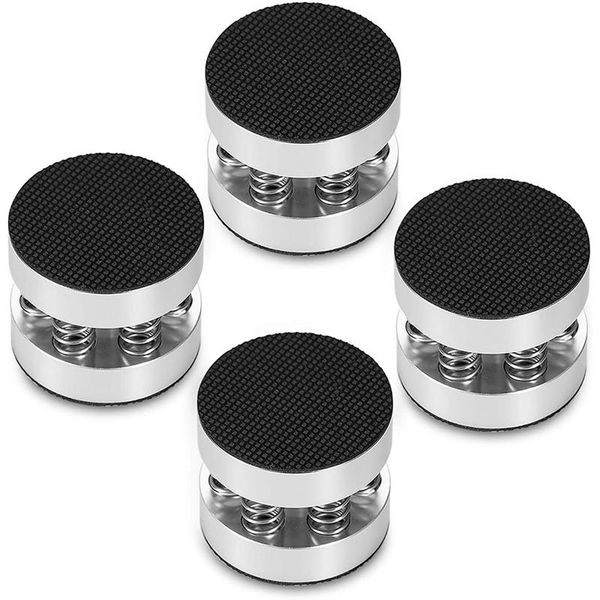 

smart power plugs rise-4pcs silver aluminum spring speakers spikes isolation stand feet for audio hifi /speaker/turntable/player
