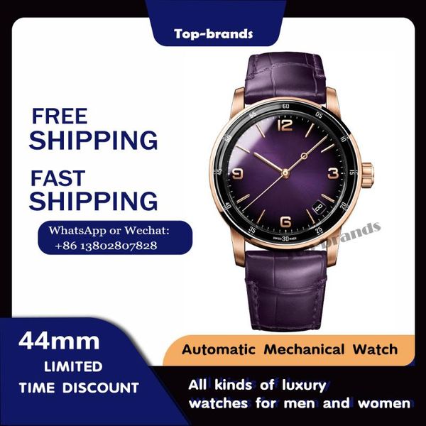 

wristwatches 2021 watch code11.59 series rose gold men's and women's watches luxury fashion business sapphire automatic mechanical, Slivery;brown