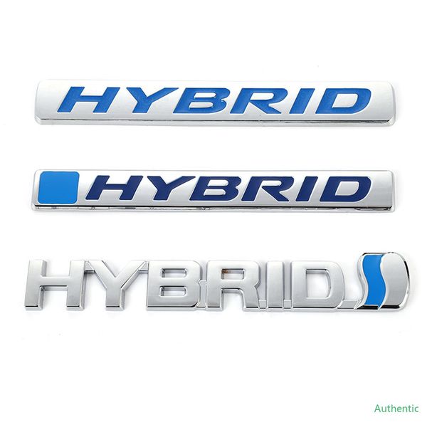 

3d metal hybrid car sticker emblem badge for hybrid logo toyota camry rav4 reiz lexus bmw audi honda lada chevrolet buick mazda