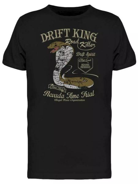 

Drift King Road Killer Snake Tee Men's -Image by Shutterstock, White;black