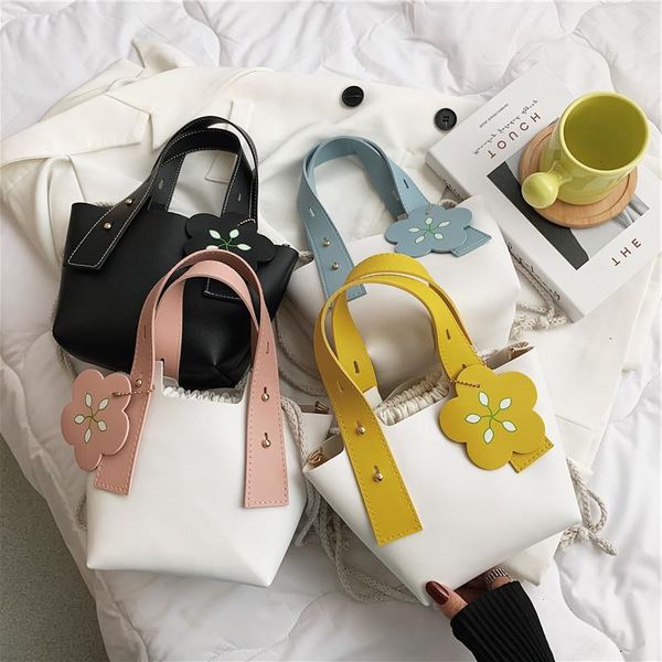 

foreign korean 2021 women's bags, bag one-shoulder wave of bucket fashion casual trade messenger new small fresh portable the qhgjp