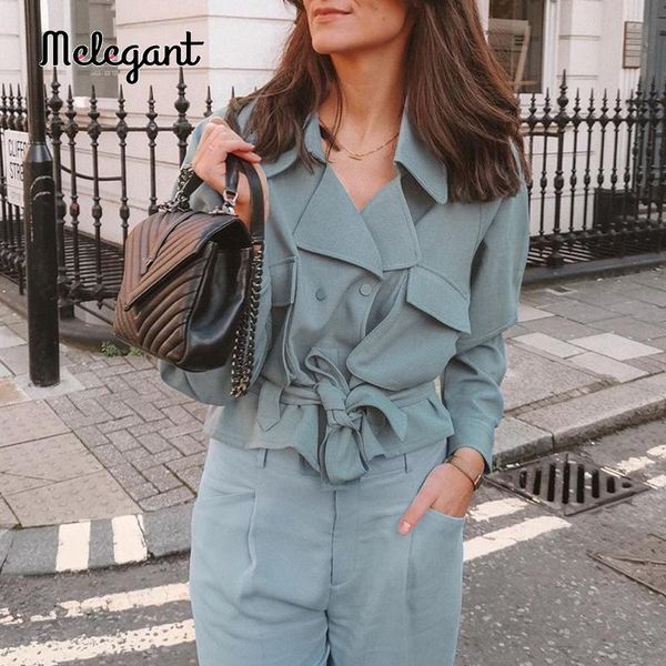 

women's jackets melegant casual solid autumn winter women long sleeve notched outwear female coat streetwear oversize ladies belt coats, Black;brown