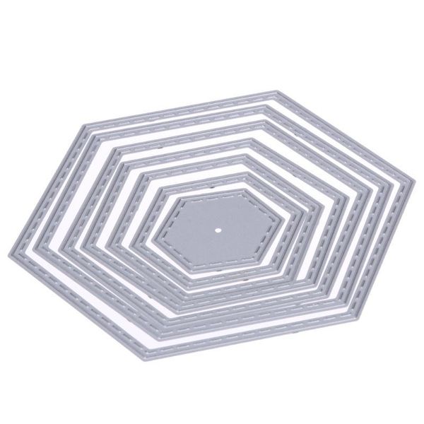 

painting supplies hexagon spiral die cuts metal cutting dies in scrapbooking embossing