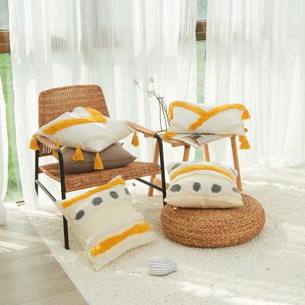 

cushion/decorative pillow 3d cover tuft embroidery decorative throw case home decor luxury cushion 45x45/30x50cm for bed sofa chair