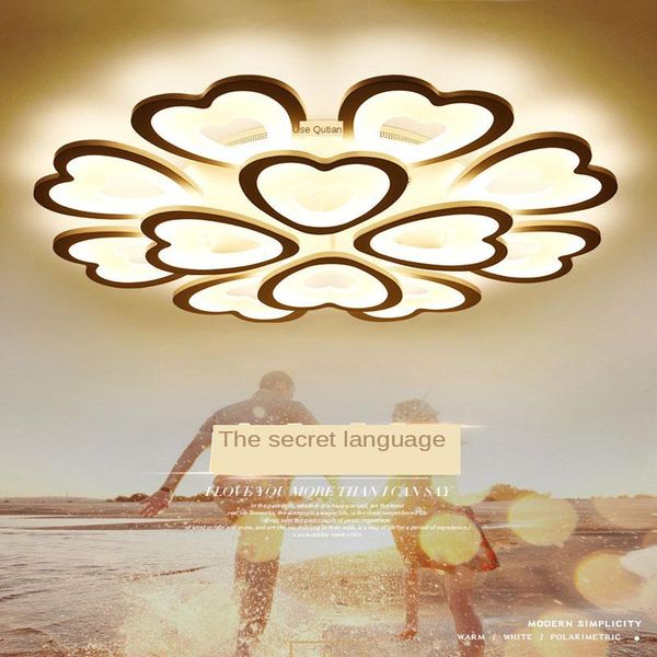 

factory direct nordic modern minimalist living room bedroom led ceiling lamp heart-shaped el corridor light lights