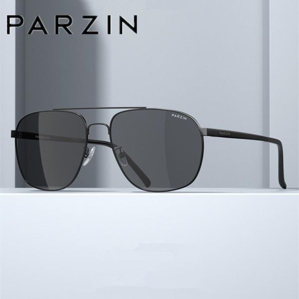 

sunglasses parzin men polarized metal driving sun glasses aviation black male shade uv protection 8317, White;black