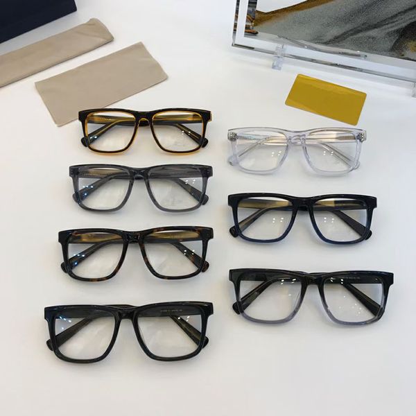 

luxury designed men women square bigrim frames sun glasses frame 54-21-145 l3359v plank fullrim for prescription designer fullset case, Black