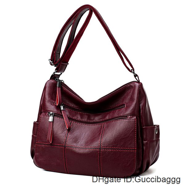 

hbp the new 2021 ms one genuine leather handbag shoulder bucket messenger bags woman oblique cross with the bag in women
